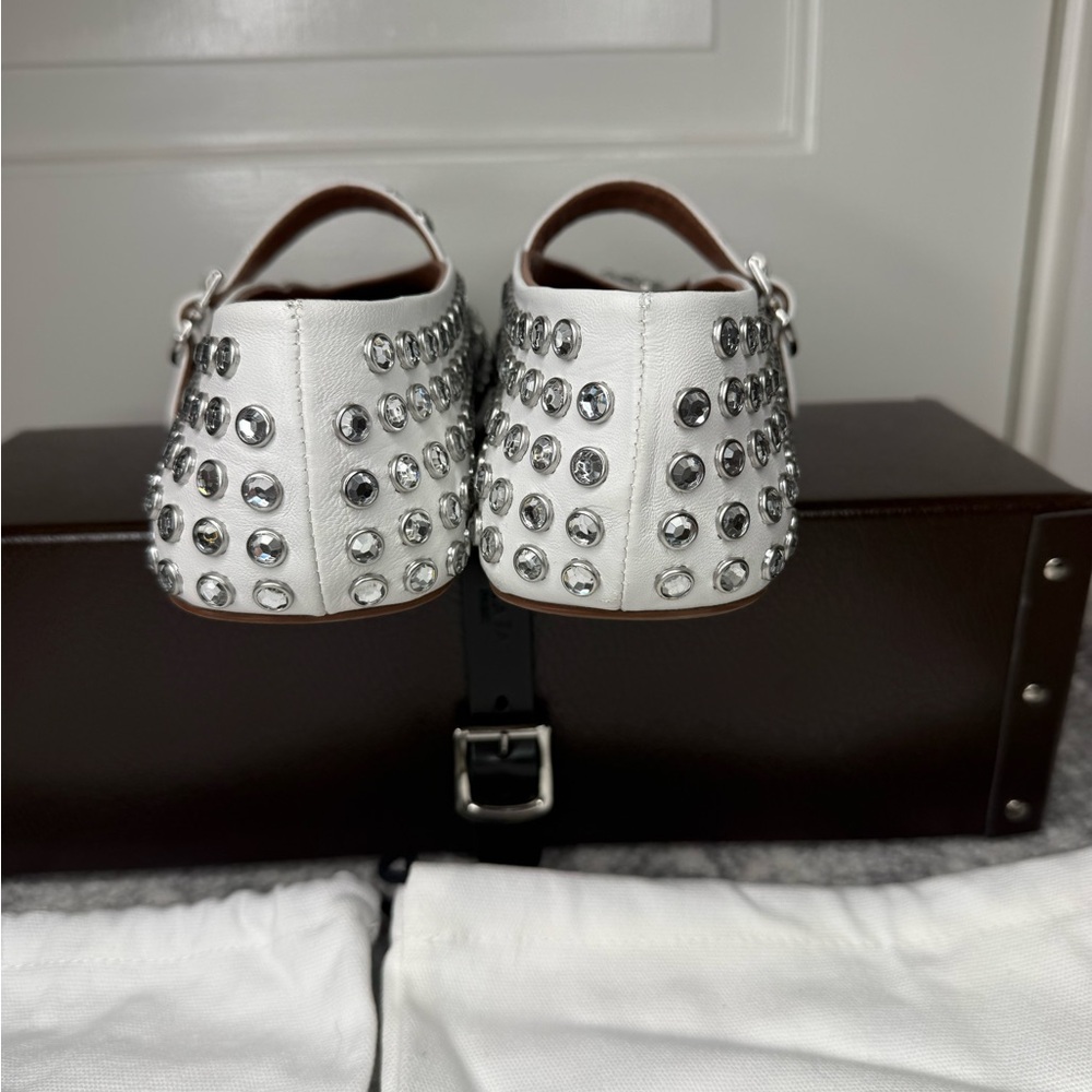 Alaia Rhinestone Ballet Flats - Picture 10 of 15
